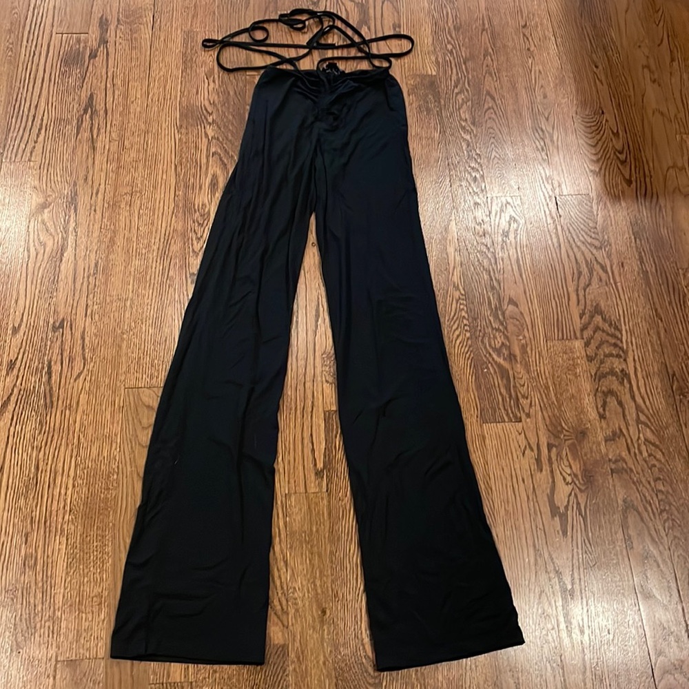 I.AM.GIA Halo black drawstring wrap around waist pants size xxs